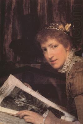 Alma-Tadema, Sir Lawrence Interrupted (mk23) oil painting picture